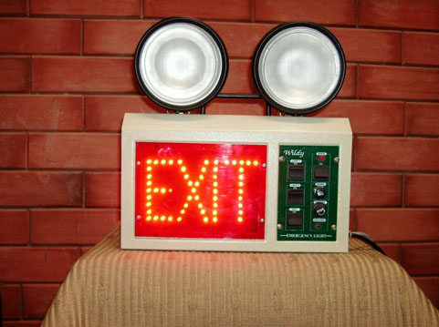 AC/DC Exit Emergency Light
