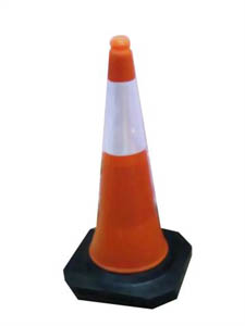 Alcolite Traffic Cone (Rubber Base)