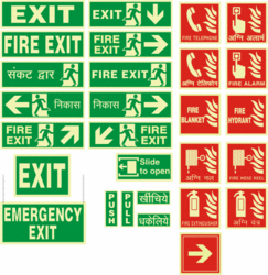Signages Exit Poster
