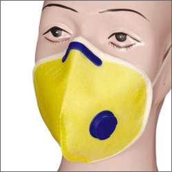 Washable Mask G-90, Yellow With Valve