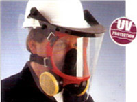 Face shield with wire mesh