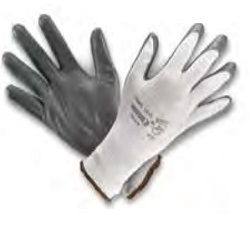 Nylon Knitted Gloves with Nitrile Rubber Coating