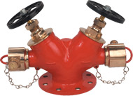 FIRE HYDRANT VALVE DOUBLE CONTROL