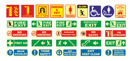 Glow In Dark Signs & General Signs