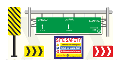 Overhead-Information Signs